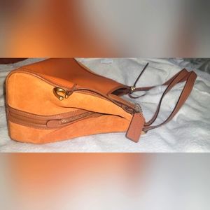 Suade leather purse